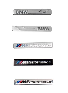 Suitable for BMW modified logo posted signs body leaves the