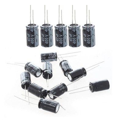 15 Pcs 400V Low ESR Impedance Electrolytic Capacitor Aluminu