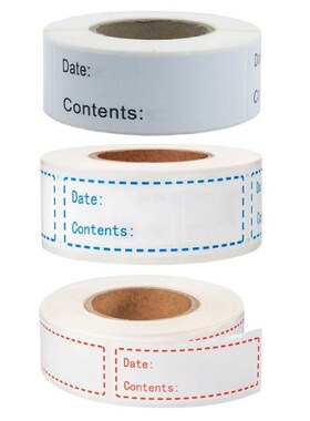 150pcs/roll Kitchen Sticker Refrigerator Freezer Food Storag