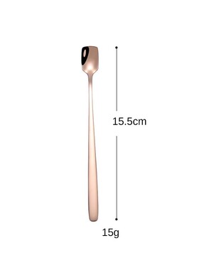 pspirit Creative Long Handled Stainless Steel Coffee Spoon S