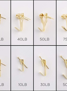 266 Pcs Assorted Picture Hangers Kit Frame Hanging Hooks Har