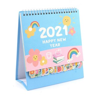 1Pc Desktop Calendar Daily Schedule Table Planner School Off