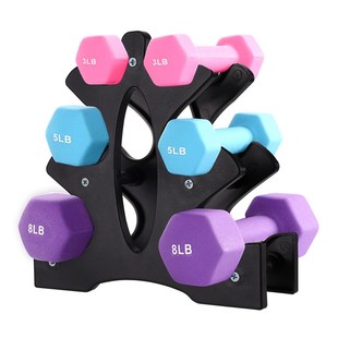 Dumbbell Rack Stand 3 Shelves Holder Dumbbells Weights Stora