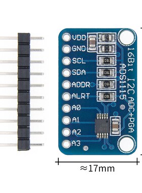 5PCS 16 Bit I2C ADS1115 Module ADC 4 channel with Pro Gain A