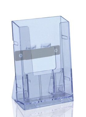 *Clear Acrylic Business Card Holder Brochure Desk Stand Offi