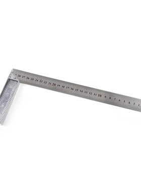 1pc  Stainless Steel 15x30cm 90 Degree Angle Metric Try Mitr