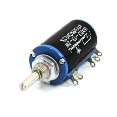 47K ohm 2W 5 Solder Multi Turn Wire Wound Rotary Potentiomet