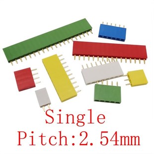 2.54mm Pitch Single Row Female Socket PCB Board Pin Header C
