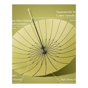 Large Windproof Umbrella 24K Strong Fiberglass Bones Golf Um