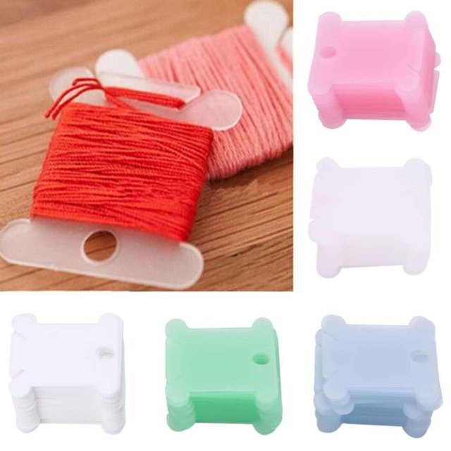 100/120Pcs Embroidery Floss Craft Thread Bobbin Cross Stitch