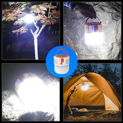 Solar Portable Lanterns Tent Super Bright Night Market Light