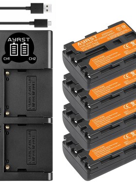 2000mAh NP FM50 NPFM50 NP FM50 NP Battery + USB charger for