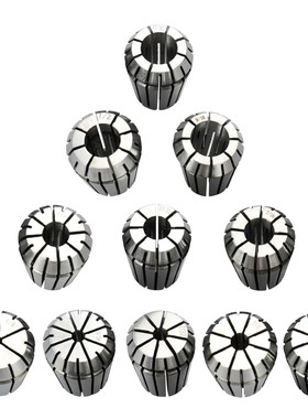 11pcs Spring Collet Set Chuck Collets 适用于 CNC Workholding
