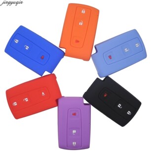 jingyuqin 10pcs For TOYOTA Prius Silicone Rubber Car Key Fob