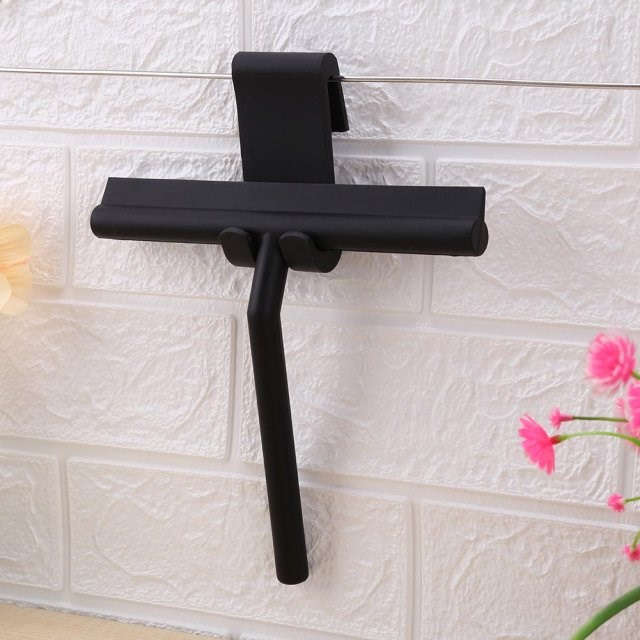 Shower Squeegee Glass Wiper Silicone Scraper Window Floor Cl