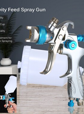 Professional Airbrush Set Portable Gravity Feed Paint Spraye