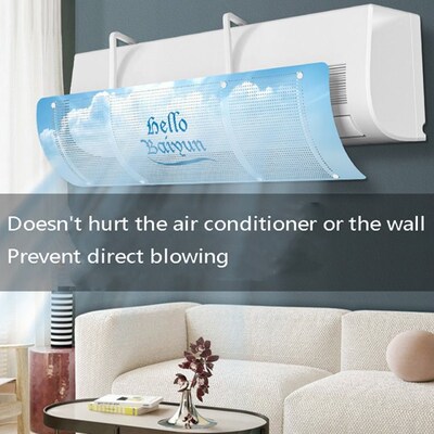 Adjustable Air Conditioning Wind Deflector Baffle Household