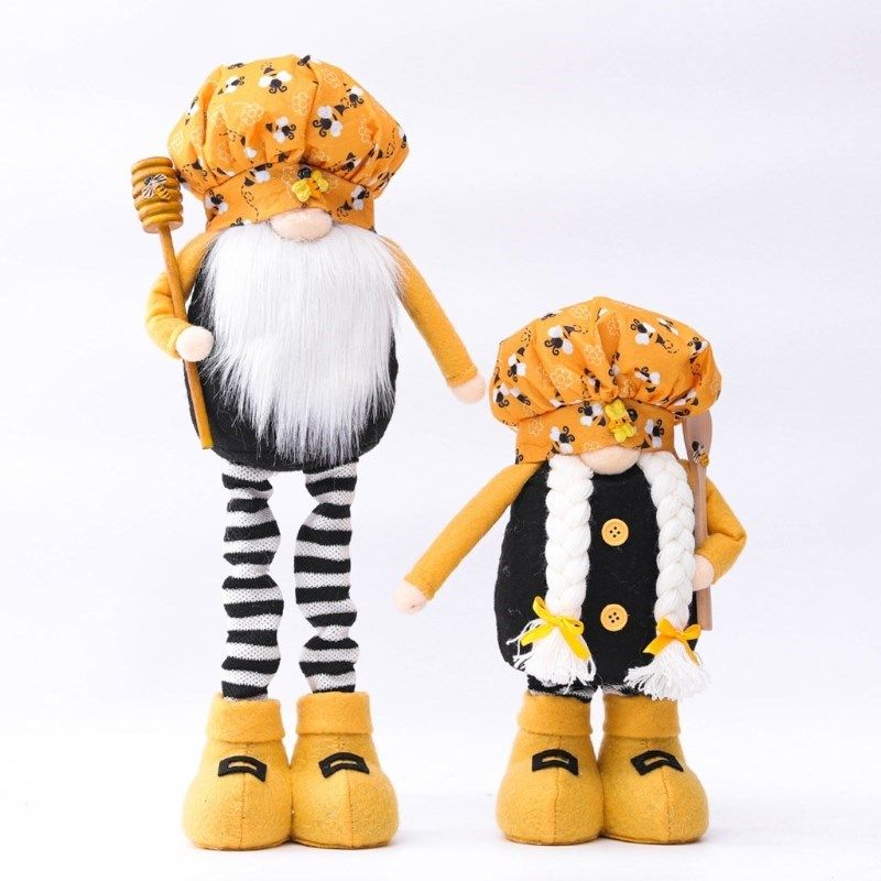 telescopic bumble bee easter gnome chef tomte nisse swedish