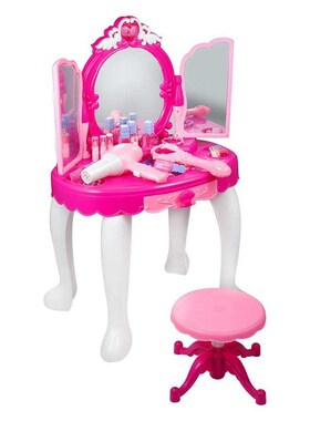castor wheels Yosoo  Princess Dressing Table with Stool, Hai