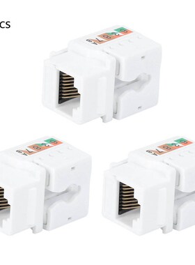 3PCs Network Cable In适用于mation Module Single Port Cat5e R