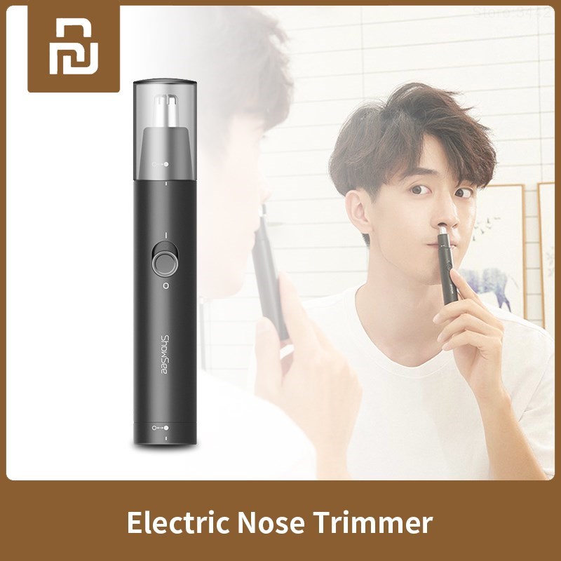 SHOWSEE Electric Nose Trimmers Portable Mini Ear Nose Hair S