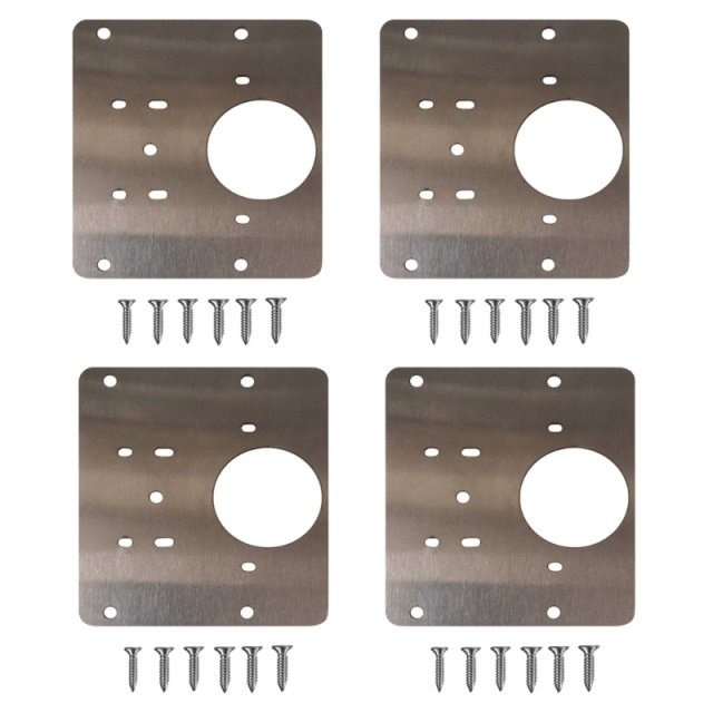 Hinge Repair Plate Kitchen Cabinet Door Screws Attach the Fo