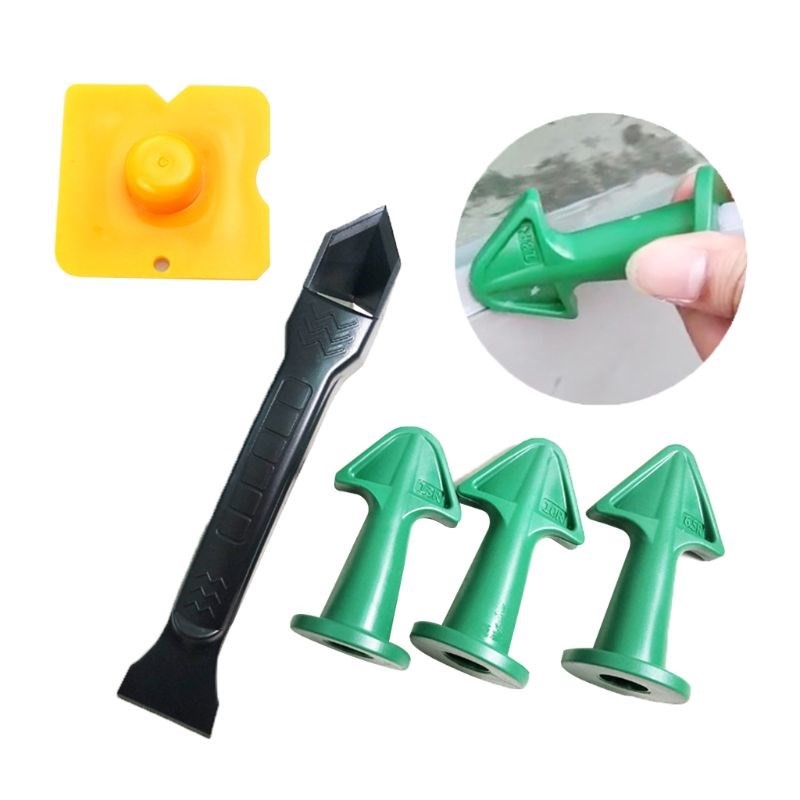 4/5 Pcs Shovel Glue Scraper Glass Gluer Yin Angle Beautiful
