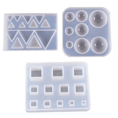 DIY Earrings Pendant Gemstone Making Silicone Mould Triangle