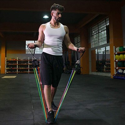 Resistance Bands Set Yoga Exercise Fitness Band Rubber Loop