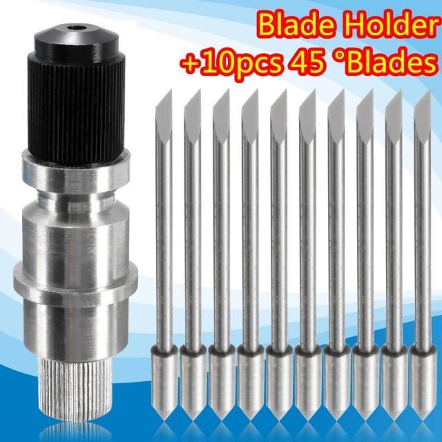 New 1PC Blade Silhouette Cameo Holder +10PCS 45 Degree Blade