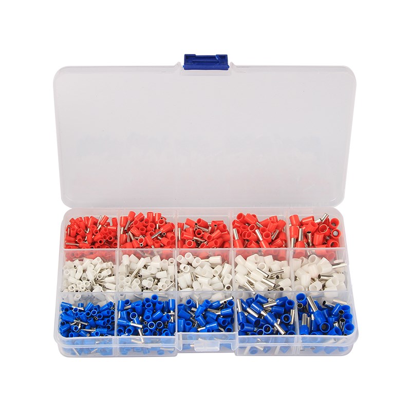 960Pcs Insulated Ferrules Crimp Terminal Block Cord End Wire