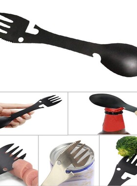 Utensil multitool Picnic Spork multi tool camp flatware cutl