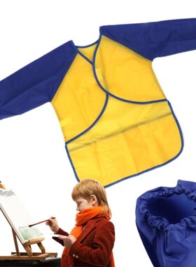 Kid Waterproof Long Sleeve Drawing Apron Painting Smock Chil