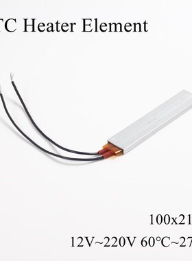 100x21mm 12V 24V 36V 48V 110V 220V PTC Heater Elet Constant