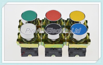 5pcs/Lot  XB2-BA11 white Self-reset Momentary Flush Pushbutt