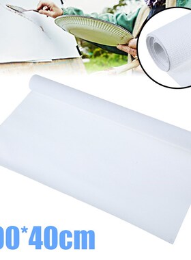 *1 Roll White Stretched Blank Canvas  Painting Oil Drawing C