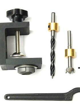 Woodworking 3 in 1 Pocket Hole Jig Kit Step Drilling Dowelli