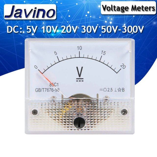 DC Analog Panel Volt Voltage Meter Voltmeter Gauge 85C1 5V 1