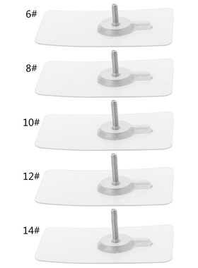 New 1 Pc Strong Self Adhesive Screw Hook Wall Mouted Stainle