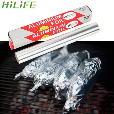 5m/10m*30cm BBQ Grill Tinfoil Paper Sheet Roll Tin Foil Pape