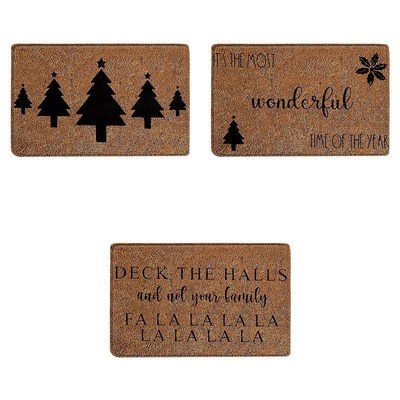 Christmas Door Mat Welcome Decor Non-Slip Door Mats Kitchen