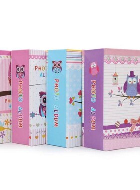Cartoon Owl Photo Album 100 Sheets Interstitial Picture Book