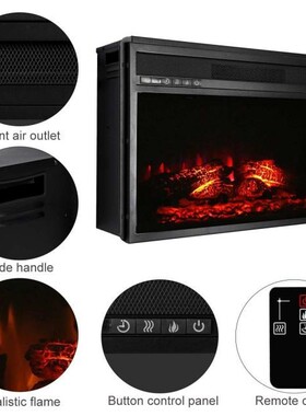 18''/23''/26'' Electric Fireplace Warm Heater Space Heating