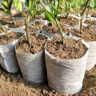 100pcs Biodegradable Non-woven Nursery Bags Fabric Eco-Frien