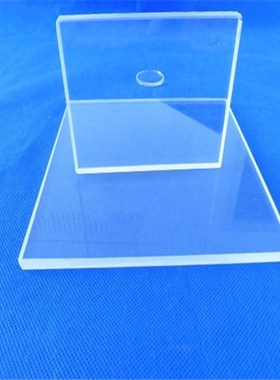 Stock 100mm square quartz fused silica window