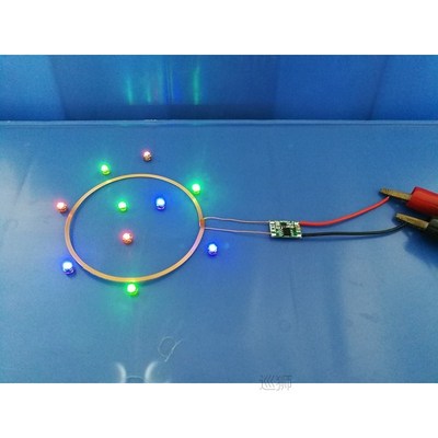 Taidacent 2 Sets 80mm Remote 5V Wireless LEDs and Coil 10PCS