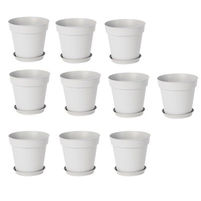 Pots is applicable to the Plants, 10 Pack Plastic Planters