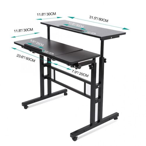 Multi-purpose Height Adjustable Laptop Desk Table