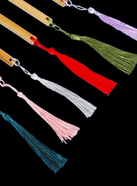 Double sided with thick paper blank round fan mandarin fan