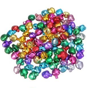 Beads Mix lot 100pcs Bel 12MM Colors Jingle Small Loose